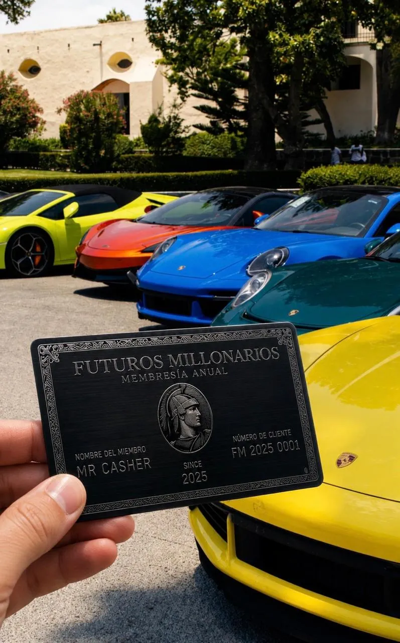 Tarjeta de miembro Futuros Millonarios